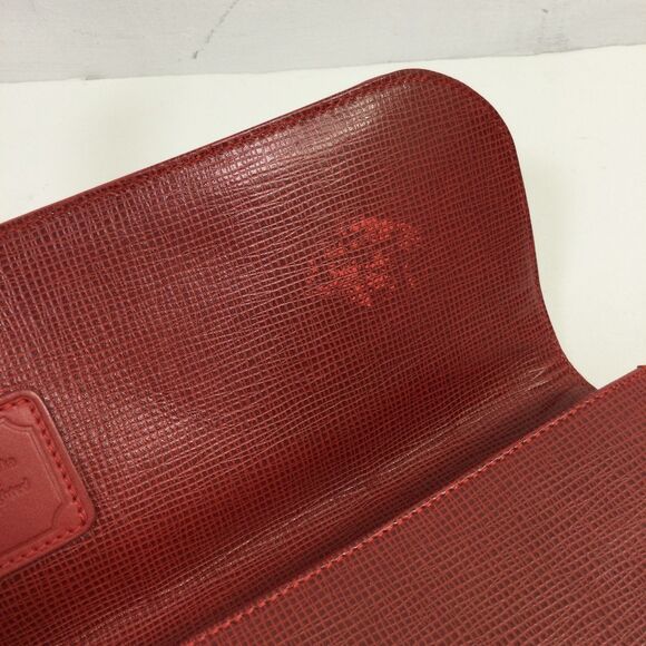 Hunting World Women's Leather Clutch Bag Red One Size - Picture 9 of 14